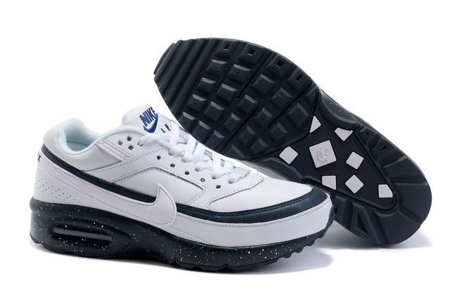 Nike Air Max Classic BW White Navy Shoes - Click Image to Close